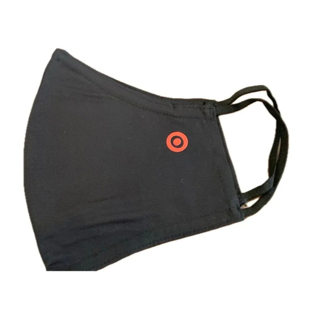 Lot Of 8 Official Target Employee Face Mask Bullseye 2 Packs Of 4 XL 100% Cotton